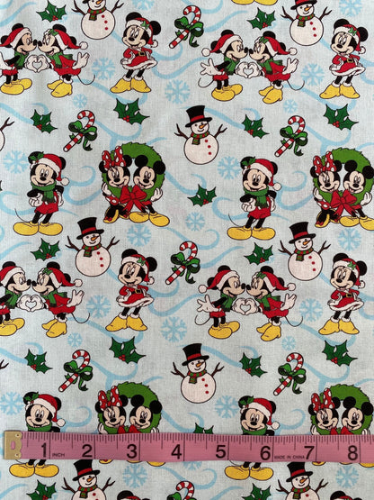 Disney Christmas Fabric Collage