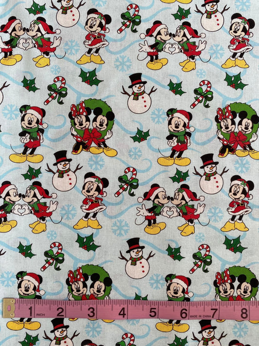 Disney Christmas Fabric Collage