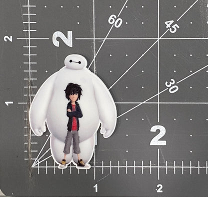 Disney Big Hero Six Flat Back Planar Resin - Baymax and Hiro
