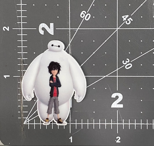 Disney Big Hero Six Flat Back Planar Resin - Baymax and Hiro