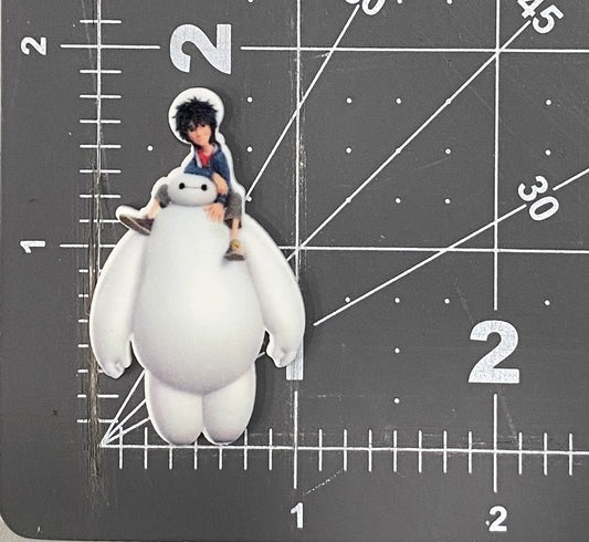 Disney Big Hero Six Flat Back Planar Resin - Baymax and Hiro
