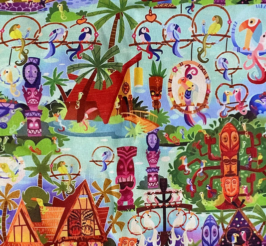 Disney Tiki Room Fabric