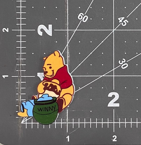 Winnie the Pooh Flat Back Planar Resin - Pooh Bear