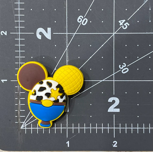 Woody Shoe Charm Mickey Balloon