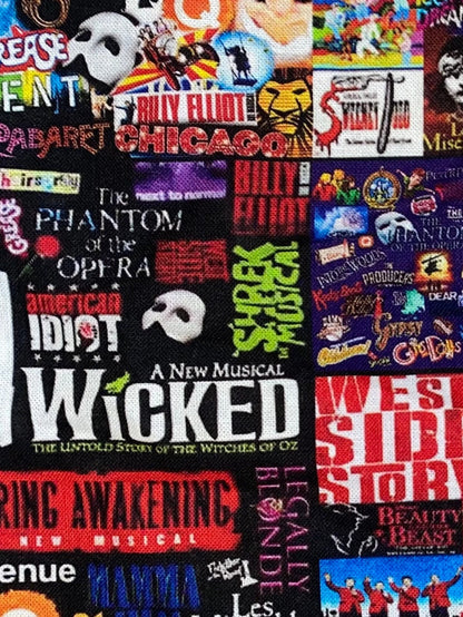 Broadway Musicals Fabric