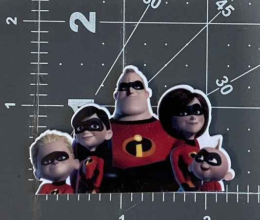 Disney Incredibles Flat Back Planar Resin