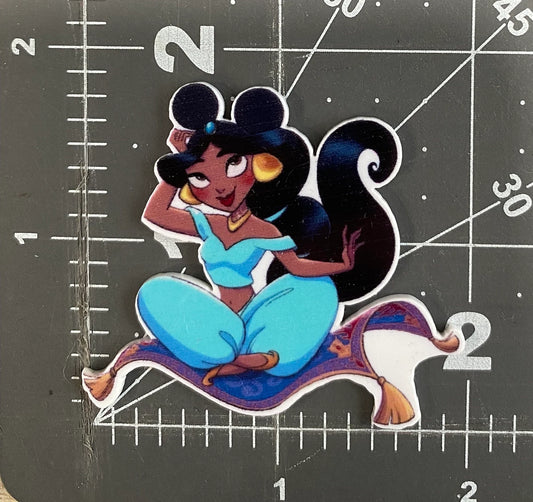 Disney Park Princess Flat Back Planar Resin - Jasmine