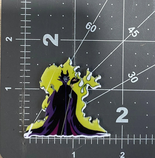 Disney Sleeping Beauty Flat Back Planar Resin - Maleficent