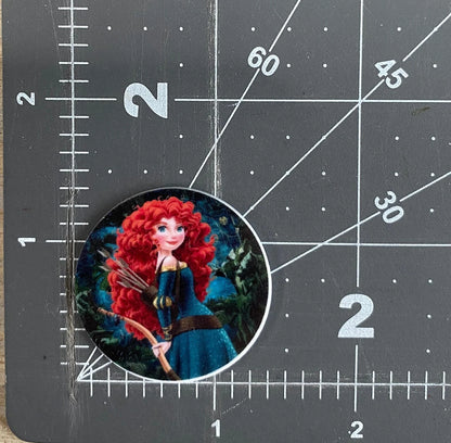 Disney Brave Flat Back Planar Resin - Merida