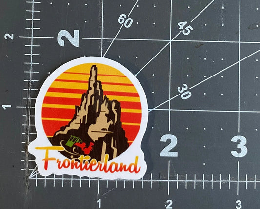 Disney Parks Flat Back Planar Resin - Frontierland