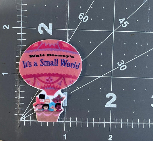 Disney Parks Flat Back Planar Resin - It's a Small World