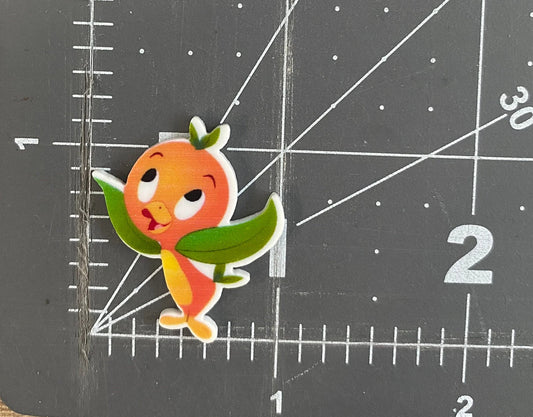 Disney Orange Bird Flat Back Planar Resin