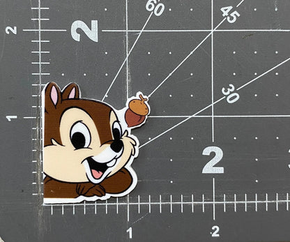 Disney Chip and Dale Flat Back Planar Resin - Chip