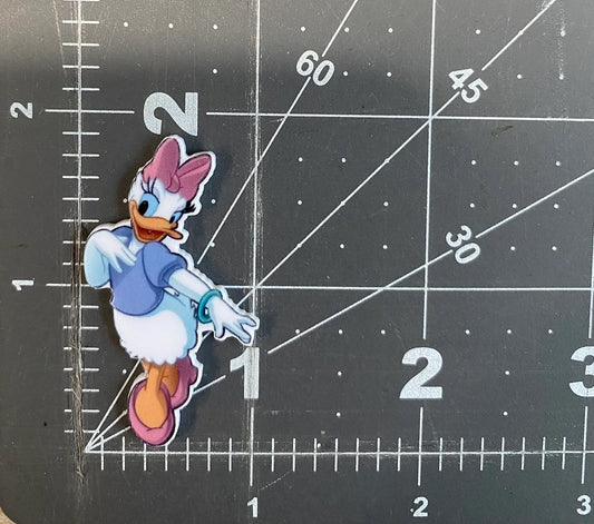 Disney Daisy Duck Flat Back Planar Resin