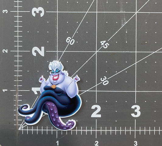 Disney Little Mermaid Flat Back Planar Resin - Ursula