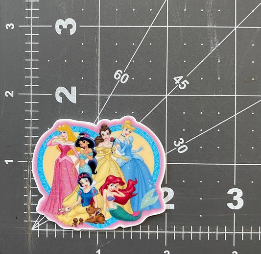 Disney Princess Flat Back Planar Resin
