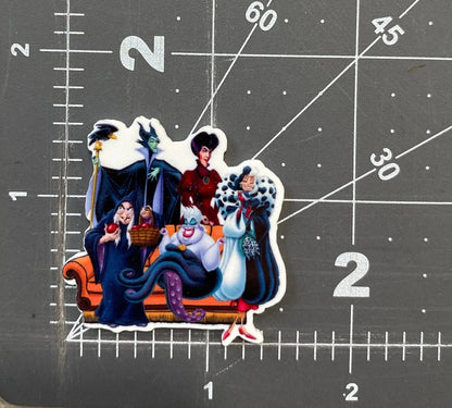 Disney Villains Flat Back Planar Resin