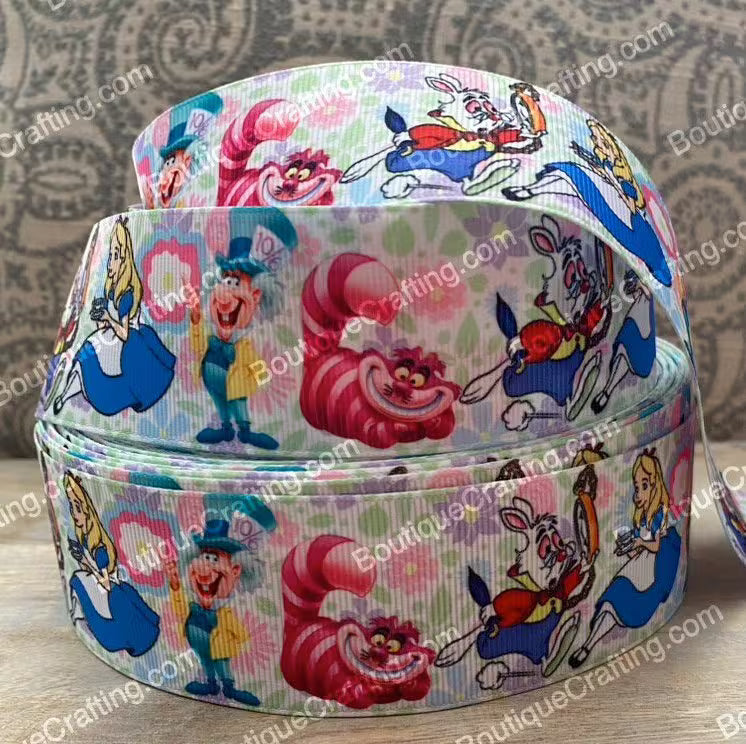 Disney's Alice in Wonderland Grosgrain Ribbon – Boutique Crafting