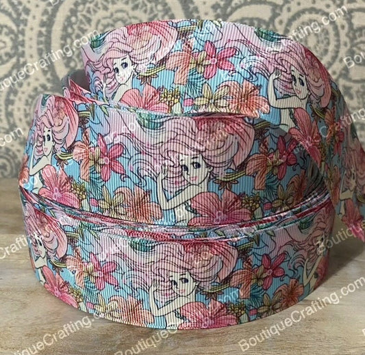 Disney Little Mermaid Grosgrain Ribbon - Ariel
