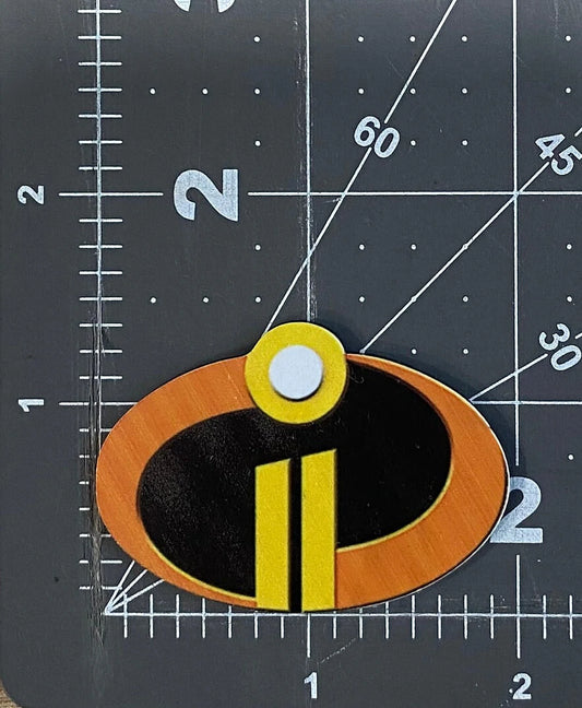 Disney Incredibles Flat Back Planar Resin