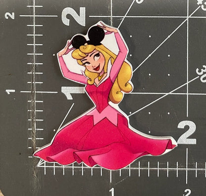Disney Park Princess Flat Back Planar Resin - Aurora
