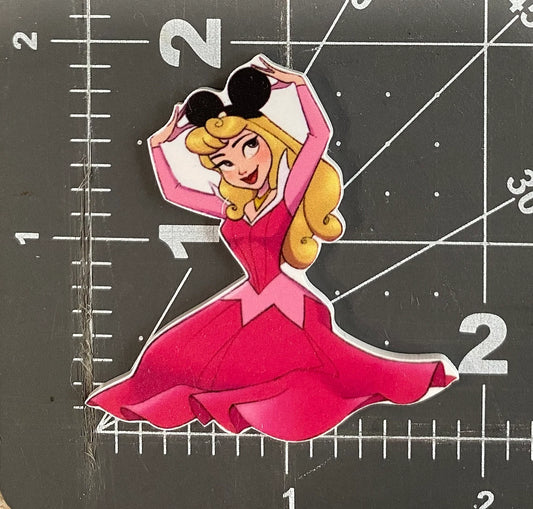 Disney Park Princess Flat Back Planar Resin - Aurora