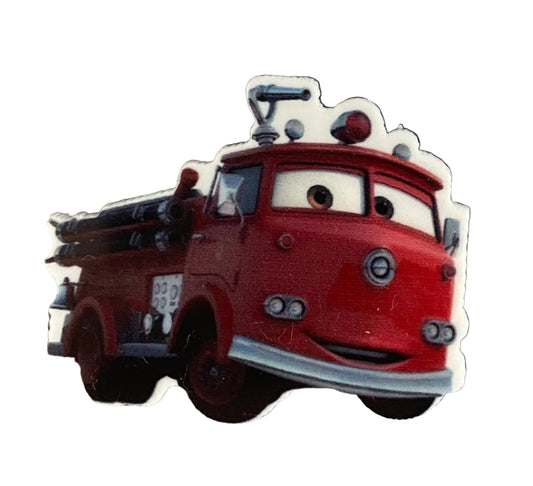 Disney Cars Flat Back Planar Resin - Red