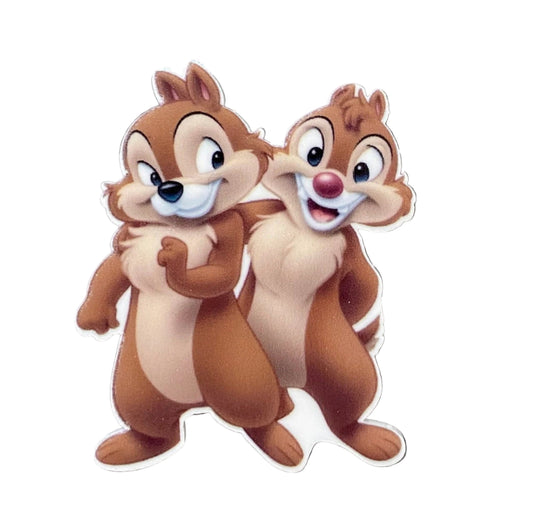 Disney Chip and Dale Flat Back Planar Resin