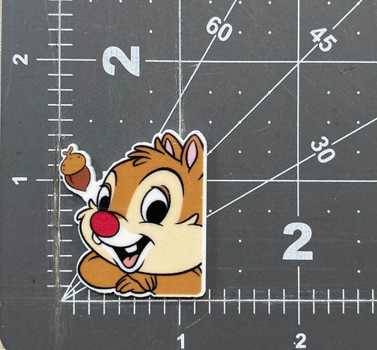 Disney Chip and Dale Flat Back Planar Resin - Dale