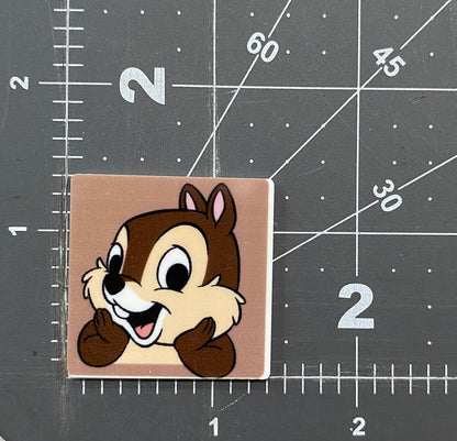 Disney Chip and Dale Flat Back Planar Resin - Chip