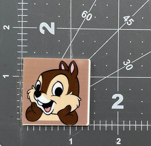 Disney Chip and Dale Flat Back Planar Resin - Chip