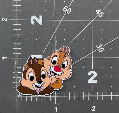 Disney Chip and Dale Flat Back Planar Resin