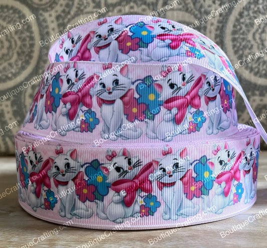 Disney's Aristocats Grosgrain Ribbon - Marie