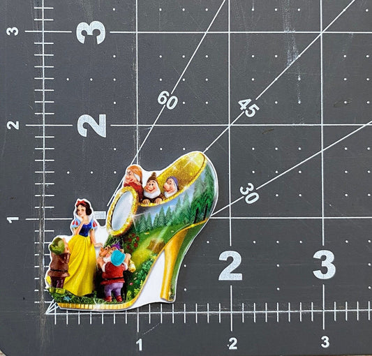Disney Snow White and the Seven Dwarfs Flat Back Planar Resin