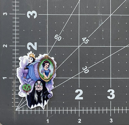 Disney Snow White and the Seven Dwarfs Flat Back Planar Resin - Evil Queen
