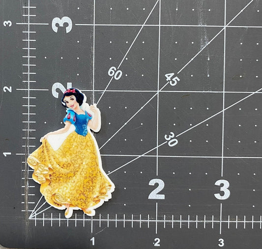 Disney Snow White and the Seven Dwarfs Flat Back Planar Resin