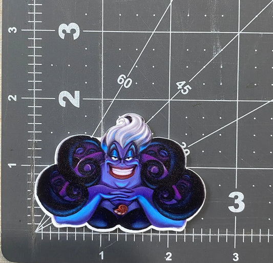 Disney Little Mermaid Flat Back Planar Resin - Ursula