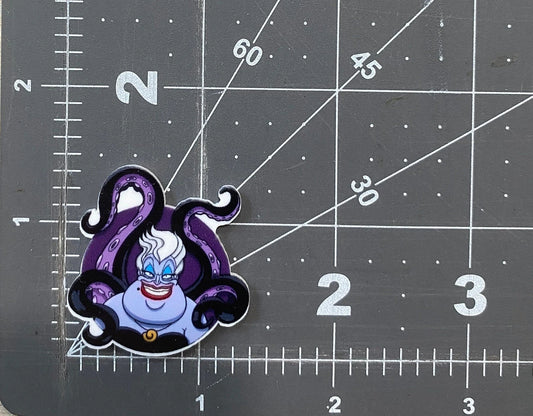 Disney Little Mermaid Flat Back Planar Resin - Ursula