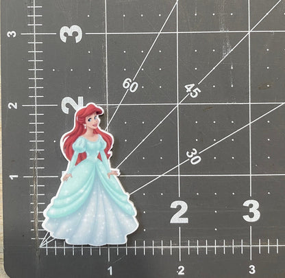Disney Little Mermaid Flat Back Planar Resin - Ariel