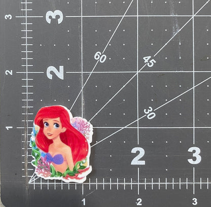Disney Little Mermaid Flat Back Planar Resin - Ariel