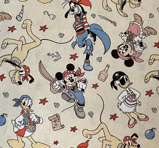 Disney Mickey Pirates Fabric