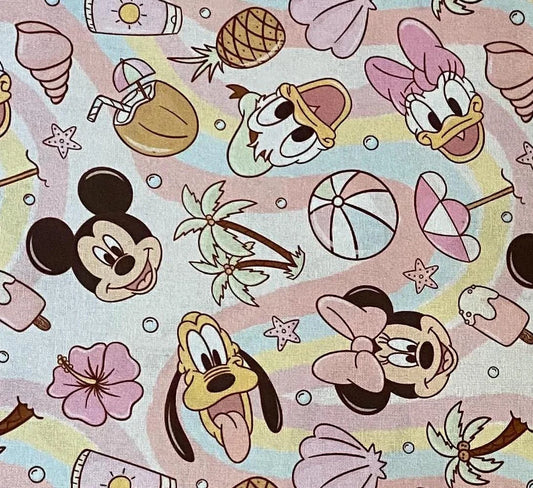 Disney Mickey and Friends Beach Fabric