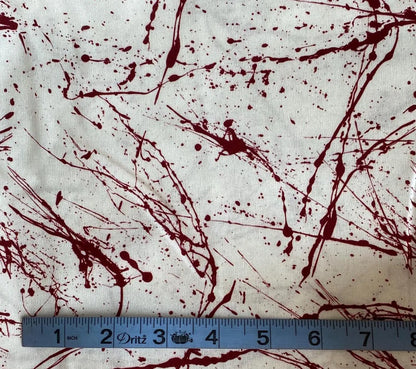 Blood Splatter Fabric