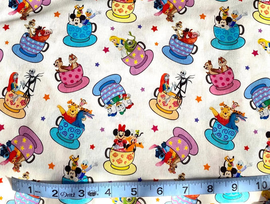 Disney Teacups Fabric