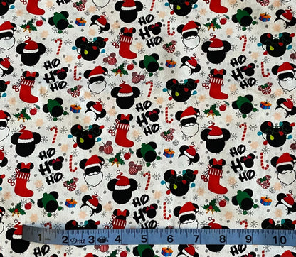 Disney Christmas Fabric Collage