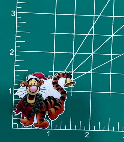 Disney Christmas Flat Back Planar Resin - Tigger