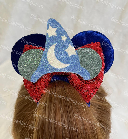 Sorcerer Mickey Ear Scrunchies