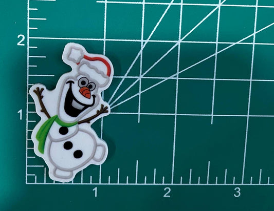 Disney Frozen Flat Back Planar Resin - Olaf Christmas