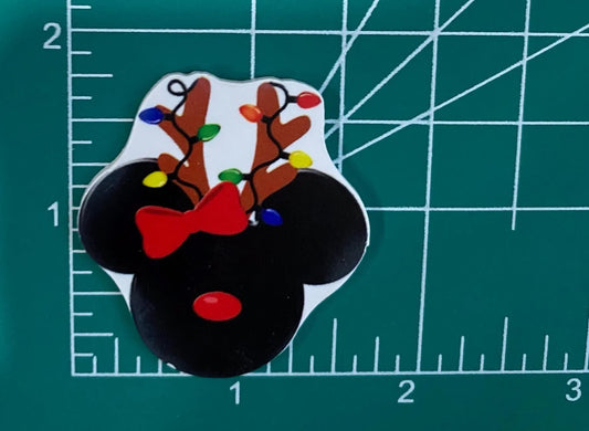 Disney Christmas Flat Back Planar Resin