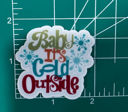 Christmas Flat Back Planar Resin